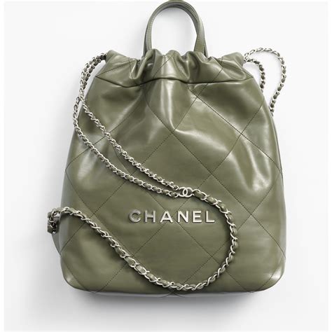 chanel 22 khaki